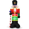Image de Costway Décoration De Noël Casse-noisette Gonflable 2,4m Avec 3 Lumières