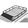 Image de GOPLUS Galerie de ToitPorte-Bagage de ToitPorte-Bagage de Voiture en Métal Barre Support de Voiture avec Cadre dExtension