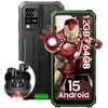 Image de Blackview BV4800 SE   Smartphone robuste vert 656 pouces 4Go+64Go Android 15 5100mAh IP68/IP69K Dual SIM + Airbuds