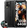 Image de Blackview BV4800 SE Smartphone robuste 656 4Go+64Go 5100mAh Dual SIM Android 15 Noir + Smartwatch W50 Pro