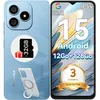 Image de Blackview WAVE 9C Téléphone Portable 6.56 12Go+128Go 13MP+8MP 5000mAh Android 15 Smartphone Dual SIM Face ID3 Carts Slots - Bleu