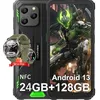 Image de Téléphone Portable Incassable Blackview BV5300 Plus 61 24Go+128Go NFC Vert avec Smartwatch Blackview W50 Pro