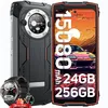 Image de Blackview BV9300 Pro Téléphone Portable Incassable 6.7 24Go+256Go 15080mAh 33W 64MP NFC Orange avec Smartwatch Blackview W50 Pro