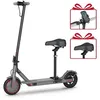 Image de Trottinette Adulte avec siège - 350 W - Autonomie MAX de 25km - Vitesse 25 km/h - Pneus 85 - Gris