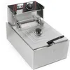 Image de Friteuse - Acier Inoxydable - Grande Capacité 5.5L - Facile à Nettoyer - Thermostat Réglable
