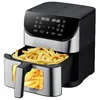 Image de 10 en 1 Friteuse sans huile 8L Professionnel - 10 Programmes - Avec Fenêtre visible et Ecran tactile - Noir