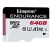 Image de Kingston High Endurance - carte memoire flash - 64 Go - microSDXC UHS-I