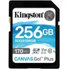 Image de Kingston Technology Canvas Go! Plus Carte Sdxc Canvas Go Plus 170r C10 Uhs-i U3 V30 De 256 Go