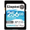Image de Carte mémoire SD - Kingston - Canvas Go! Plus - 256 Go - 170 Mo/s - C10 UHS-I U3 V30