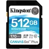 Image de Kingston Technology Canvas Go! Plus Carte Sdxc Canvas Go Plus 170r C10 Uhs-i U3 V30 De 512 Go