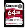 Image de Carte Mémoire SD - Kingston - Canvas React Plus - 64 Go - 300 MB/s - UHS-II U3 V90