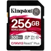 Image de Kingston Technology 256gb Canvas React Plus Sdxc Uhs-ii 300r/260w U3 V90 For Full Hd/4k/8k