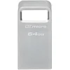 Image de Kingston Technology Datatraveler 64 Go Micro 200 Mo/s Metal Usb 3.2 Gen 1