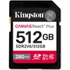 Image de Kingston Technology 512gb Canvas React Plus Sdxc Uhs-ii 280r/150w U3 V60 For Full Hd/4k