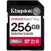 Image de Kingston Technology 256gb Canvas React Plus Sdxc Uhs-ii 280r/150w U3 V60 For Full Hd/4k