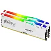 Image de Mémoire vive KINGSTON 32Go DDR5 CL34 DIMM Kit of 2 FURY Beast White RGB EXPO