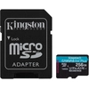 Image de Kingston Technology Carte Microsdxc Canvas Go Plus Gen4 200 Mo/s A2 U3 V30 256 Go + Adaptateur