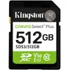 Image de Kingston Technology 512 Go Sdxc Canvas Select Plus Gen3 150 Mo/s C10 Uhs-i U3 V30