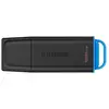 Image de Clé Usb Kingston Datatraveler Exodia 128 Go Usb-a 3.2 Gen 1 Noir Bleu Avec Capuchon Clip