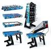 Image de Table multi-jeux 5 en 1 HLC - Pliable - Football ping-pong billard air hockey basket - Divertissement à domicile salle de jeux