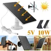 Image de Panneau Solaire - MIOLOE - 1 Panneau Solaire - Chargement Continu - Compatible Caméra WiFi - Noir