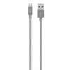 Image de Câble Usb Vers Micro Usb Belkin F2cu021bt04-gry 1,2 M Gris