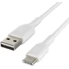 Image de Belkin Usb-c/usb-a Câble 15cm Pvc, Blanc Cab001bt0mwh