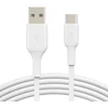 Image de Belkin Câble USB-C vers USB-A (blanc) - 2 m