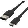 Image de Câble Usb-c Vers Usb-a Tressé 0,15 M Noir Belkin