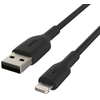 Image de Belkin Lightning Char/sync Câble 15cm, Pvc, Noir, Cert Mfi