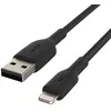 Image de Câble Lightning Vers Usb-a Tressé Noir 2 M Belkin