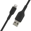 Image de Câble tressé - BELKIN - Lightning vers USB-A - 2 m - Noir