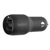 Image de Belkin BOOST CHARGE Double chargeur adaptateur d'alimentation pour voiture - USB - 24 Watt