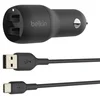 Image de Allume cigare avec 2 ports USB-A de 24W BELKIN