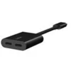 Image de Belkin Connect Audio + Charge - casque/adaptateur de charge USB-C vers USB-C - USB / audio - 14 m