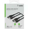 Image de Câble Usb Vers Lightning Belkin Caa001bt1mbk2pk 1 M Noir (2 Unités)