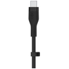 Image de Belkin Flex Lightning/usb-c 15w 3m, Mfi, 15w, Noir Caa009bt3mbk