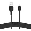 Image de Belkin Flex Lightning/usb-a 3m Mfi Cert., Noir Caa010bt3mbk