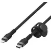 Image de Belkin Flex Lightning/usb-c 15w 3m Mfi.cert. Noir Caa011bt3mbk