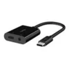 Image de Belkin RockStar USB-C vers jack de casque / adaptateur de charge - USB / audio - 19.6 cm