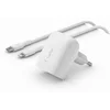 Image de Belkin Wca006vf1mwh-b5 Smartphone Blanc Secteur Charge Rapide Intérieure