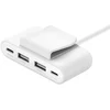 Image de Belkin Hub de charge avec 4 ports USB-C et USB-A pour voiture (Blanc)
