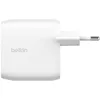 Image de Chargeur Mural Belkin Boostcharge Pro 60 W Blanc Compact 2 Ports Usb-c