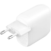 Image de Belkin Chargeur secteur 2 ports USB-C 60 W (2 x 30 W) - Blanc