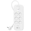 Image de Belkin multiprise parafoudre - 6 prises - 1 port USB-C + 1 port USB-A