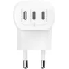 Image de Belkin Chargeur Secteur 3 Ports USB-C 67W (Blanc)