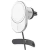 Image de Chargeur Pour Téléphone Mobile Belkin Support De Chargement Sans Fil Magnétique 15 W Gris + Adaptateur D Alimentation
