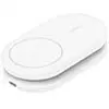 Image de Chargeur Sans Fil Boostcharge 2-en-1 Qi2 Magnétique Pliable Plastique Blanc 10,5 X 6 X 2,3 Cm Belkin