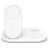Image de Belkin BOOST CHARGE 3-in-1 support de chargement sans fil - magnetique, pliable, avec Qi2 - + adaptateur secteur - 15 Watt