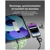 Image de Câble 2-en-1 Boostcharge Pro Nylon Noir 1,5 M Belkin